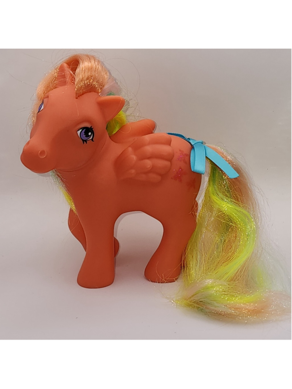 My Little Pony MLP Flutterbye Pony Orange Yellow Hair Pegasus 2018 Rare